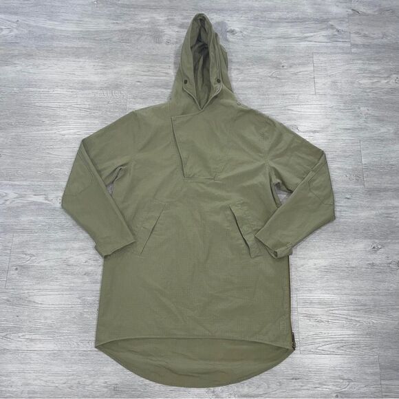 Kith Anorak Jacket Mens Medium Hoodie Snap On Long Sleeve Shirt Gorpcore Outdoor